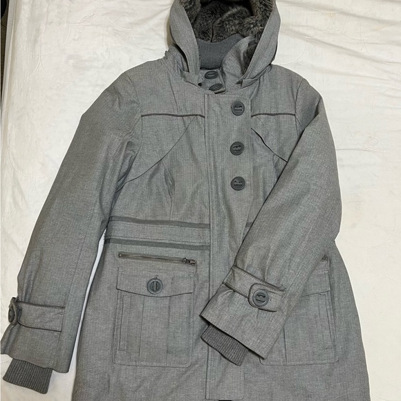 Grey Three Stones winter jacket - Picture 2 of 2